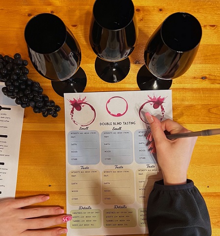 Double Blind Wine Tasting- Explore your senses!