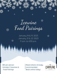Icewine Food Pairings 2023