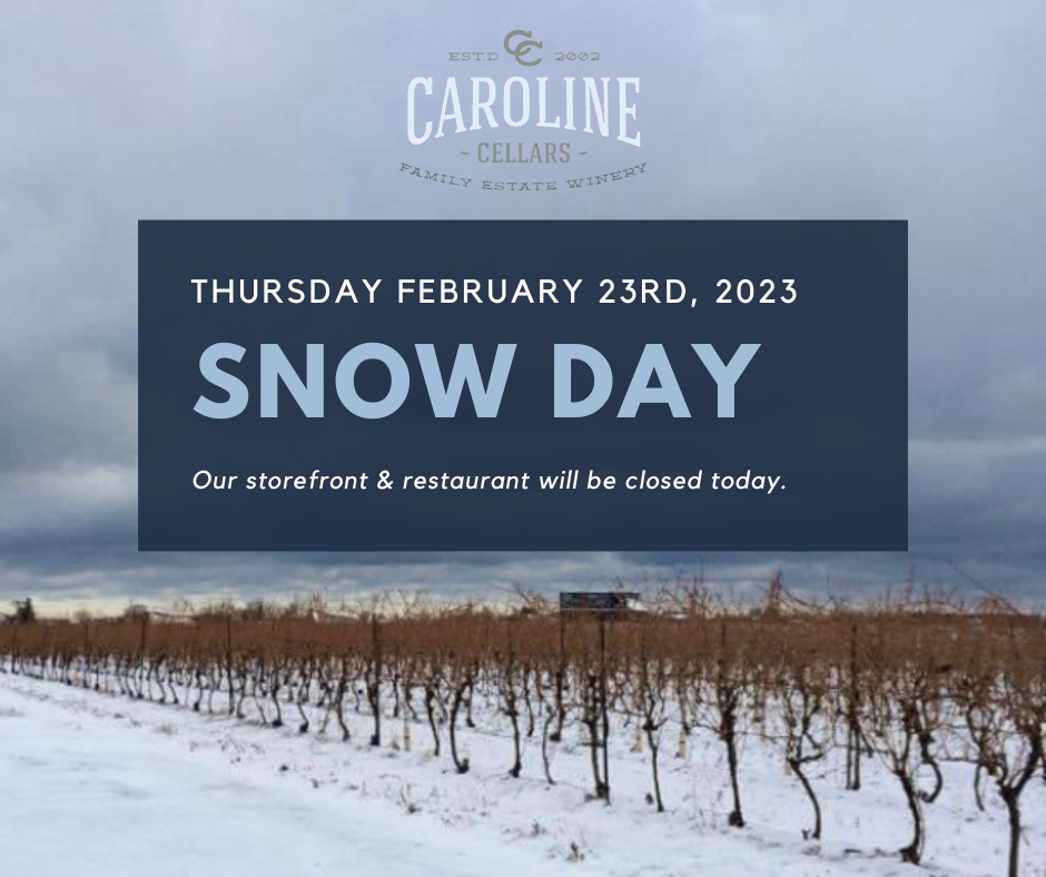 February 23rd – CLOSED – SNOW STORM