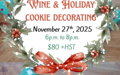 Wine & Holiday Cookie Decorating Class