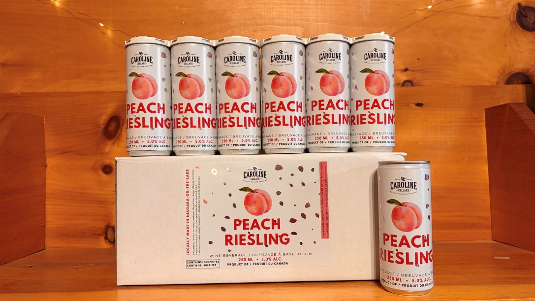 Peach Riesling Wine Spritzers