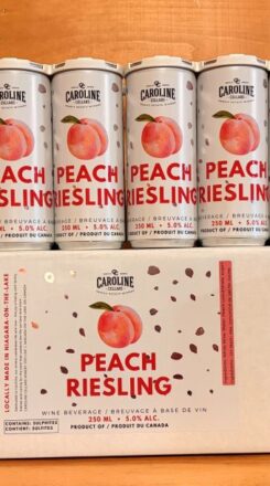Peach Riesling Wine Spritzers
